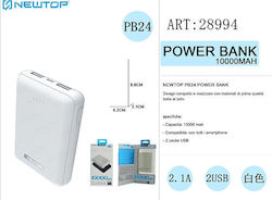 Newtop PB24 10000mAh Λευκό