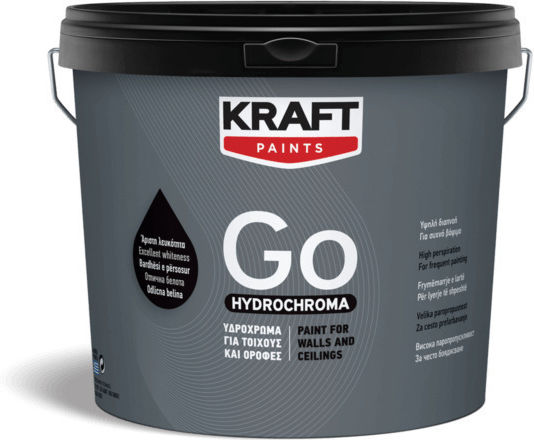 Kraft Go! Hydrochroma Plastik Farbe für Innenbereich Verwendung Weiß 3Es