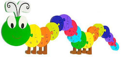 Ξύλινο Παιδικό Puzzle Σφηνώματα Alphabet 27pcs Orange Tree Toys