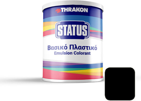 Thrakon Status Plastik Farbe für Innenbereich Verwendung Black 750ml