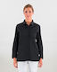 Lafont Coat Chef Female Black with Long Sleeve 2CHVCP