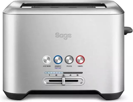 Sage Φρυγανιέρα 2 Θέσεων 1000W Inox