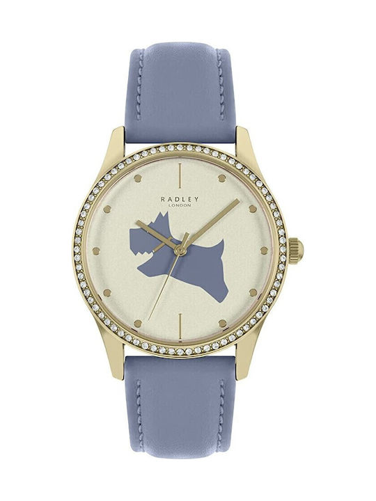 Radley Hero Women's Watch with Blue Leather Strap