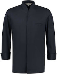 Le Nouveau Chef Mantel Koch Herren Blau mit Lan...