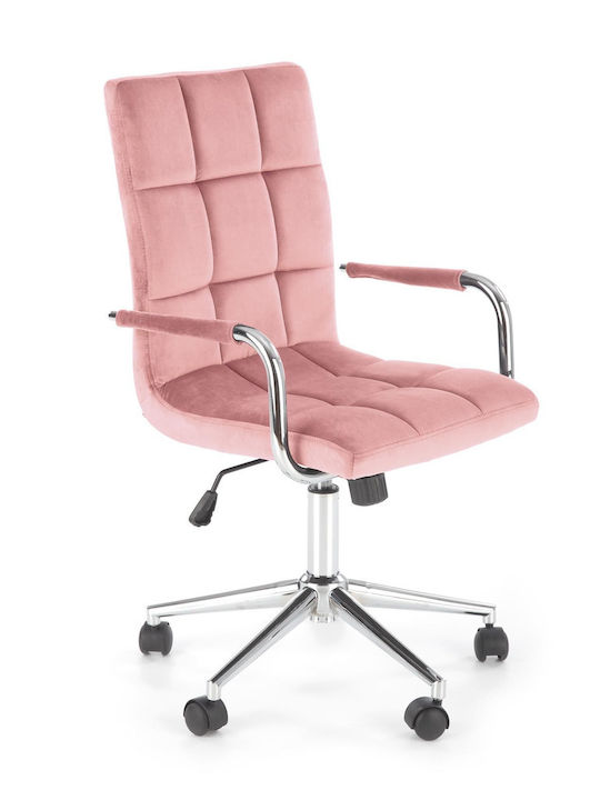 Desk Chair Gonzo 4 with Armrests Pink 60x53x105cm 1pcs