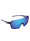 Red Bull Spect Eyewear Men's Sunglasses with Black Acetate Frame and Blue Mirrored Lenses