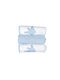 Baby Star Prince Shoulder Burp Cloths Light Blue 30x30cm. 3pcs