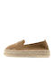 Women's Suede Espadrilles Taupe
