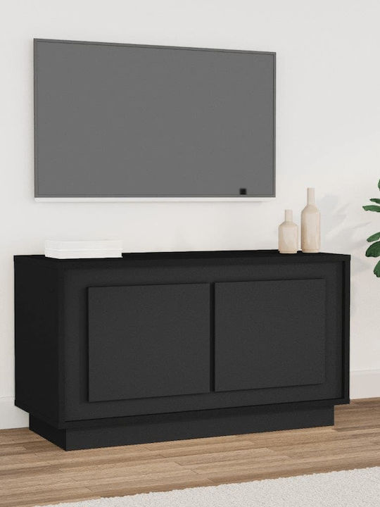 TV-Möbel Hölzernes Schwarz L80xB35xH45cm