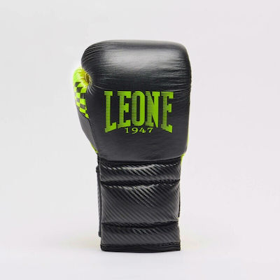 Leone Synthetic Leather Boxing Competition Gloves Black