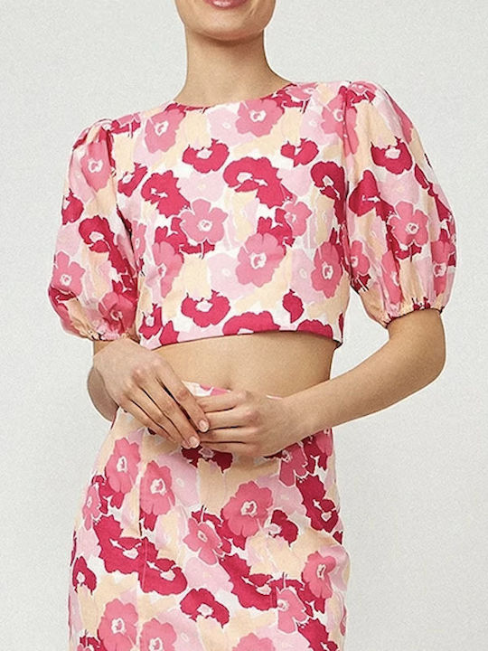 Mini Skirt Floral Red