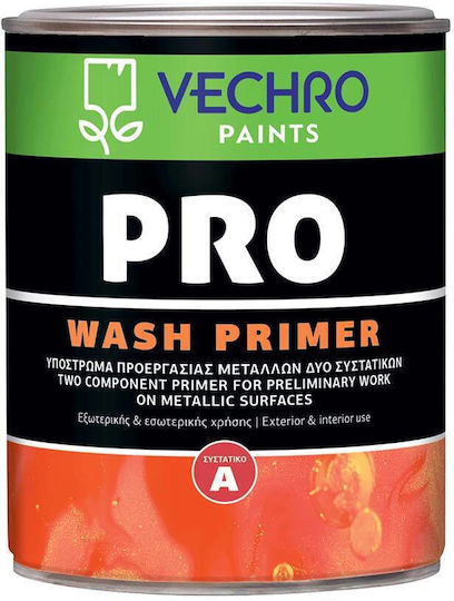Vechro Pro Wash Primer Α Αστάρι Κατάλληλο για Αλουμίνιο / Μέταλλο 0.6kg