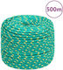 vidaXL Rope Knitted 6mm Green