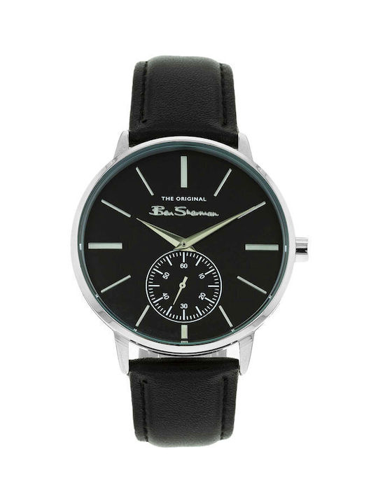 Ben Sherman Watch Chronograph Battery with Black Leather Strap