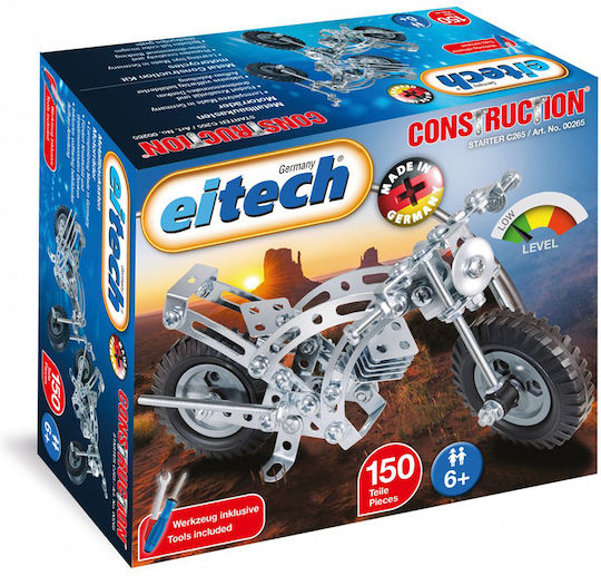 Eitech Metal Construction Toy Motorcycle for Children 6+ years old+ Years