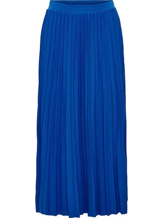 Only Πλισέ Ψηλόμεση Maxi Φούστα Dazzling Blue