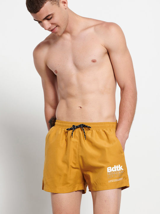 BodyTalk Men's Swimwear Bermuda Yellow with Patterns