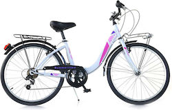 Dino Bikes City Summertime Venere 24" Kinder Fa...