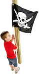 Kinderflagge mit Hissflagge 'Pirat' Flagge mit Hissflagge Pirat 55 x 45cm.