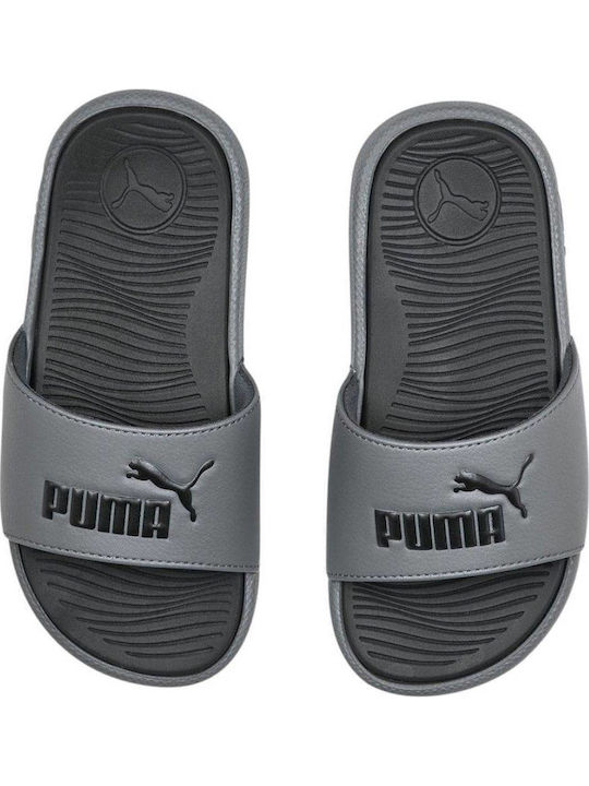 PUMA Παιδικές Σαγιονάρες Slides Γκρι Cool Cat 2.0