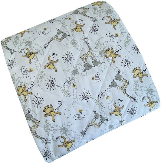 Astron Italy Kinderdecken Einzeln Monkeys Weiß 160x240cm