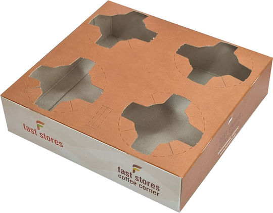 Set of 50 Coffee Cup Holders 4 Positions
