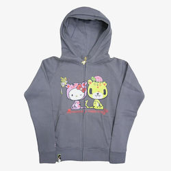 Tokidoki Жилетка Сив с качулка Tokidoki Жилетка Сив с качулка