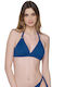 Callista Bikini Τριγωνάκι με Ενίσχυση Μπλε
