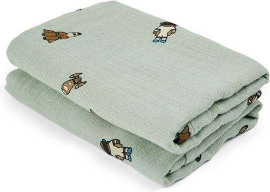 Nuuroo Baby Burp Cloth 60x60cm 2 Pieces