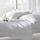 Lino Home Vivara Hotel Sheet White Single 170x270cm 100% Cotton 1pcs