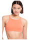 High Neck Bikini Top Πορτοκαλί
