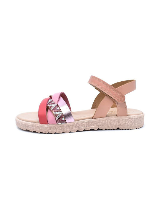 Sandale Arties din piele pentru fete 22303-2 Multicolor