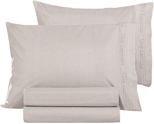 Guy Laroche Color Plus Σετ Μαξιλαροθήκες με Φάσα Perla 50x70εκ.
