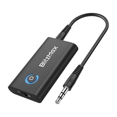 BlitzWolf BlitzMax BT05 Bluetooth 5.2 Receptor Bluetooth cu port de ieșire Jack de 3,5 mm și Microfon