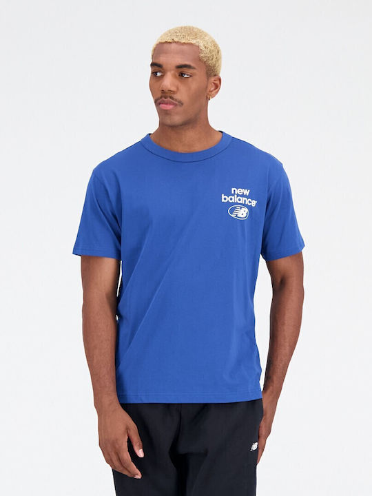 New Balance Tricou Albastru