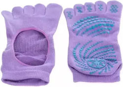 Softee Yoga/Pilates Socks Purple
