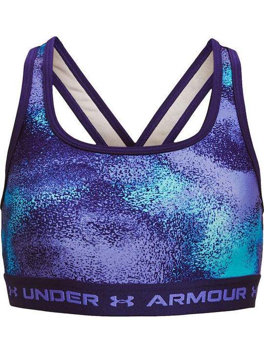 Under Armour Crossback Kinder-Bustier Lila