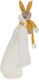 Beppe Plush Toys Πανάκι Μωρού Νάνι Κουνελάκι Enzo Μπεζ