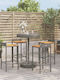 Set Bar Exterior 5 Piese Gri