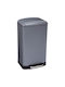 5Five Waste Bin Waste Metallic with Pedal Gray 30lt 1pcs