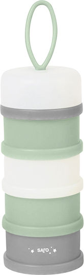 Saro Milk Powder Doser for 4 Food Portions Green Hunter