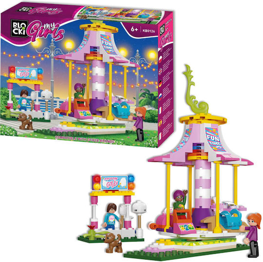 Blocki Building Blocks My Girls Carousel For 6+ Years 160 Pieces