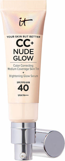 CC+ Nude Glow Fair Porcelain 24h Creme Gesicht Tag mit SPF40 32ml