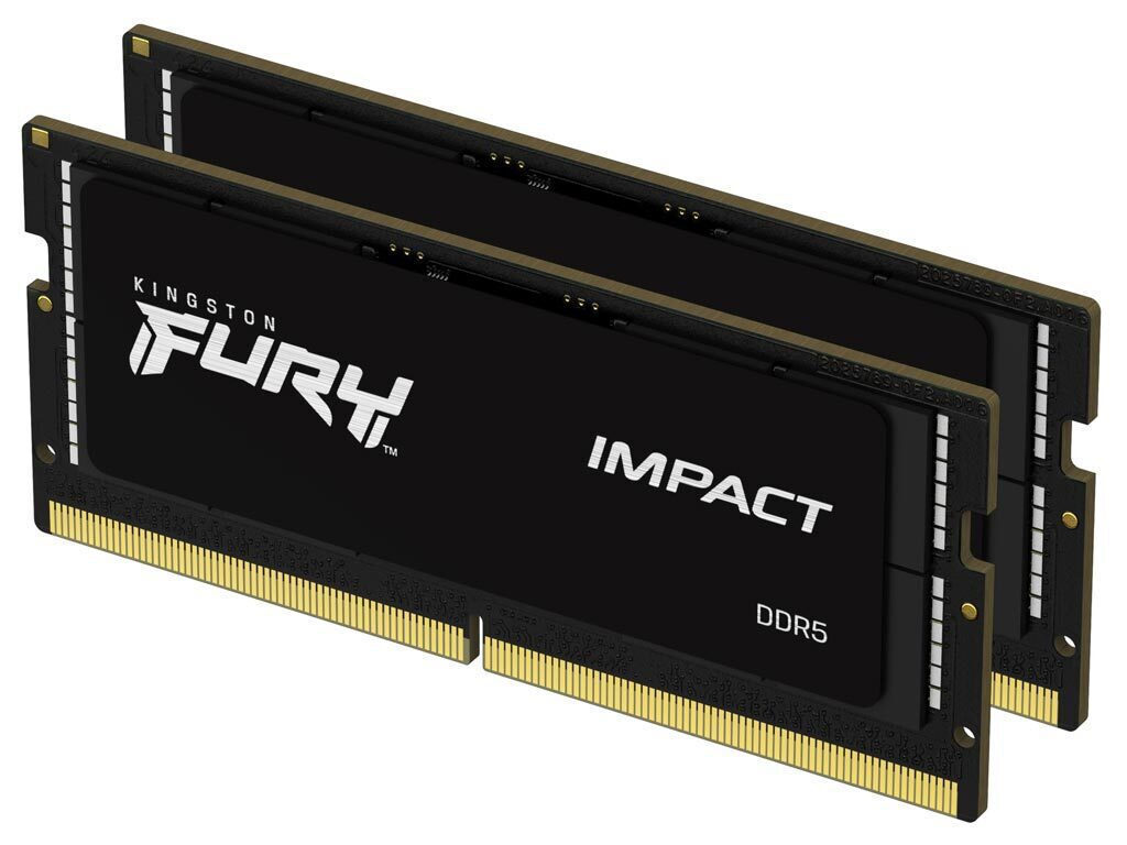 Kingston Fury Impact 32GB DDR5 RAM με 2 Modules (2x16GB) και Ταχύτητα 6000 για Desktop