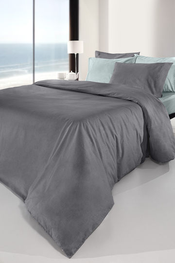 Guy Laroche King Size 180x200+42cm mit Gummizug Color Plus Anthracite