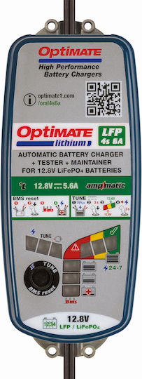 Tecmate Optimate Lithium 4s 6A Car Battery Charger & Maintainer