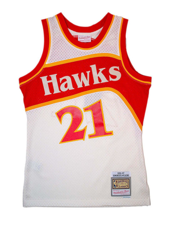 Mitchell & Ness Nba Swingman Jersey Atlanta Hawks 1986 Dominique Wilkins TFSM5052