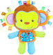 Taggies Animal made of Fabric with Sounds for 6++ Months Monkey