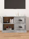 Particle Board TV Furniture with Drawers Gray L73xW35.5xH47.5cm