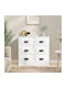 Wooden Buffet White L70xW35.5xH67.5cm